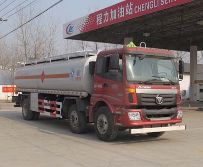 福田欧曼小三轴油罐车