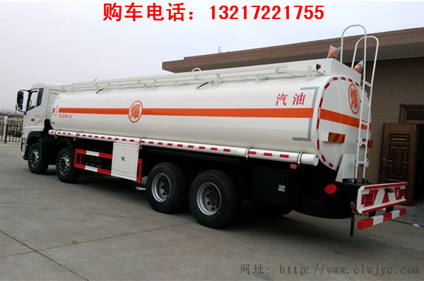 东风天龙前四后八油罐车