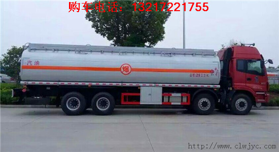 福田欧曼前四后六油罐车
